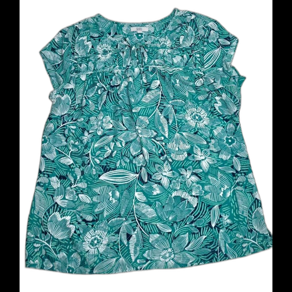 Womens Large peasant top
